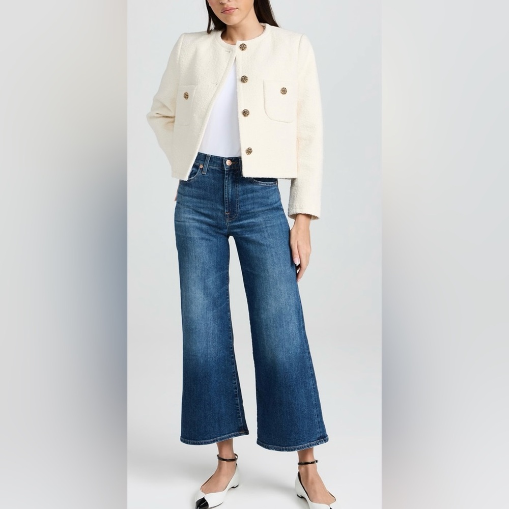 Seven 7 for All Mankind Revolve Anthropologie Women’s Cropped Jo Denim Jeans 29